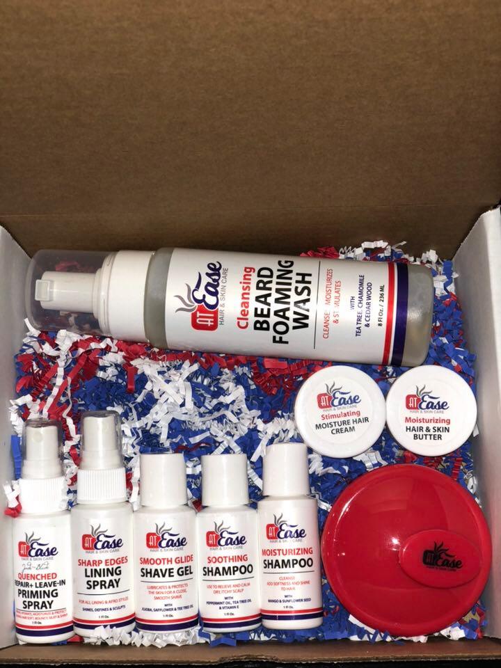 AT Ease Foaming Beard Wash Set