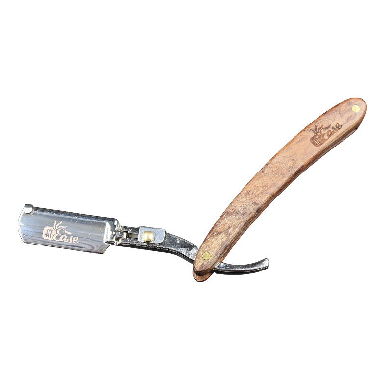 AT Ease Gold Straight Cut Throat CosmoRazor