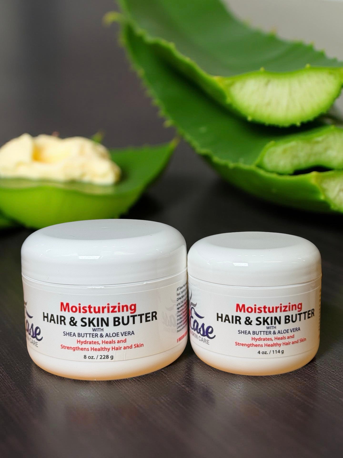 Moisturing hair and skin butter