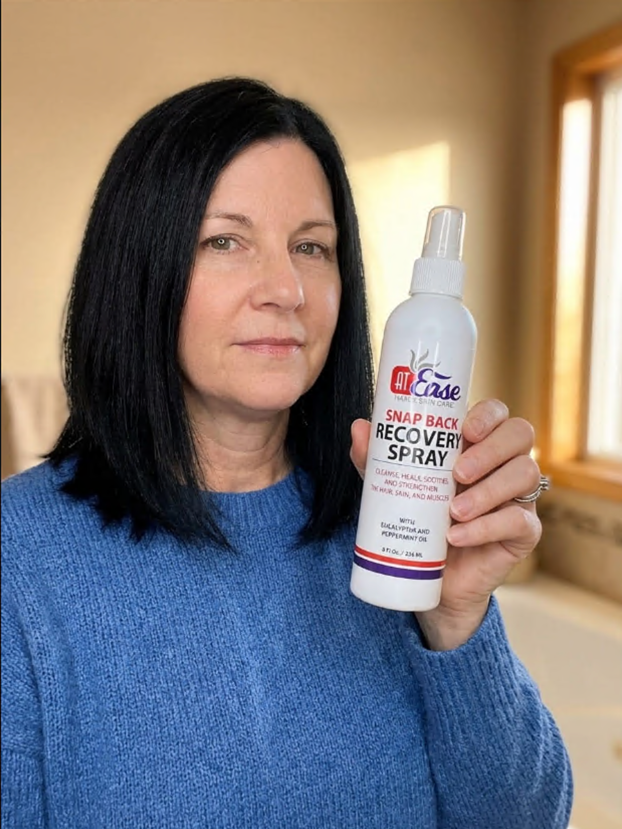 Snap back recovery spray