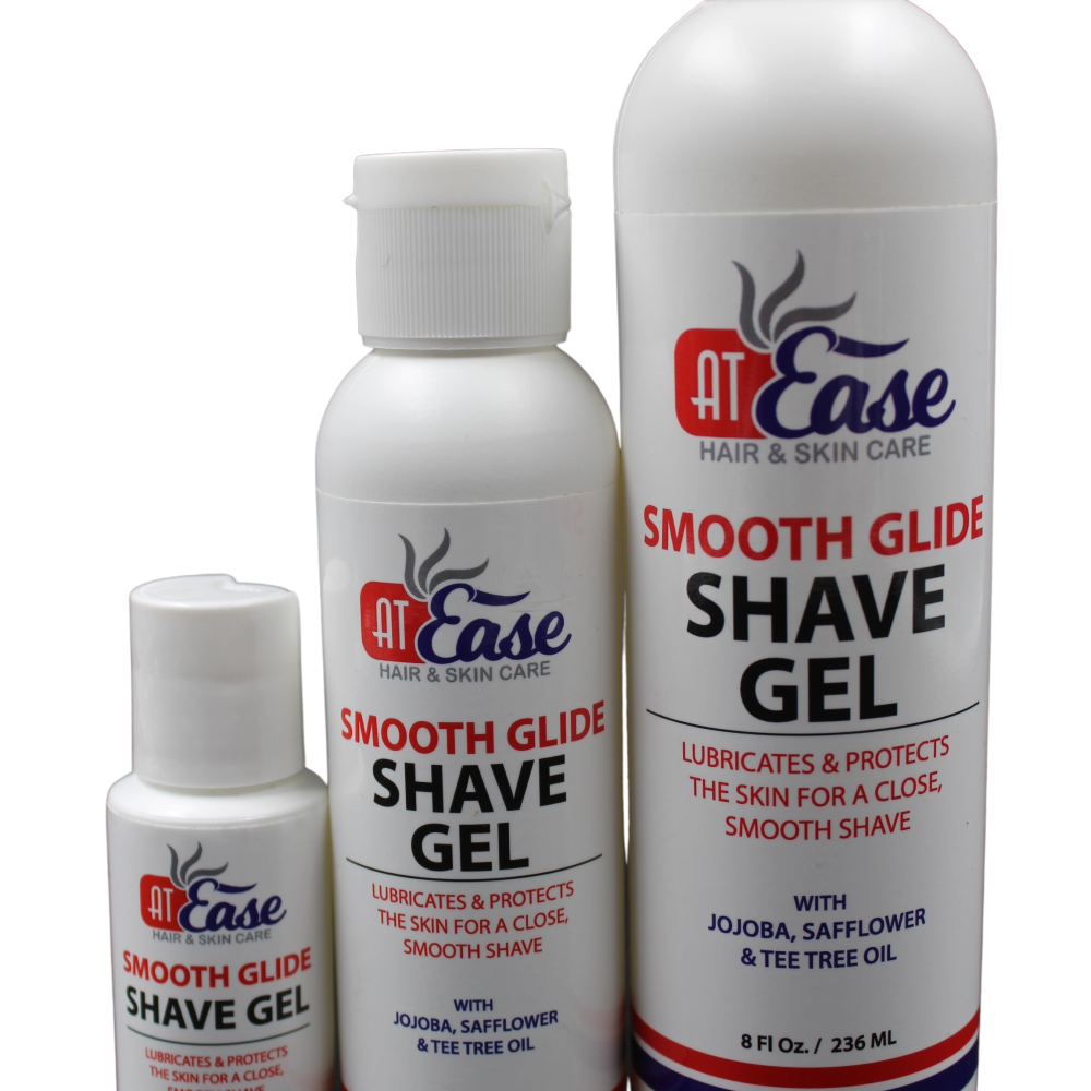 Smooth Glide Shave Gel 8oz AT Ease Hair And Skin Care